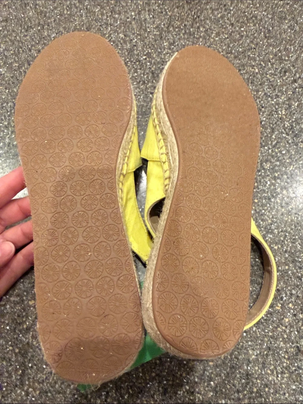 Lilly Pulitzer Yellow Pineapple Patch Slingback Espadrilles